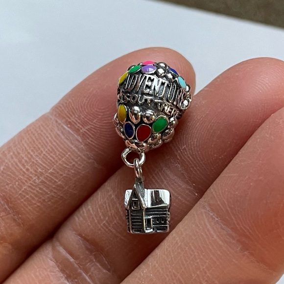 NWOT Disney Pixar Up House & Balloons Dangle Charm Dangle Charm Silver 925 - Picture 8 of 13
